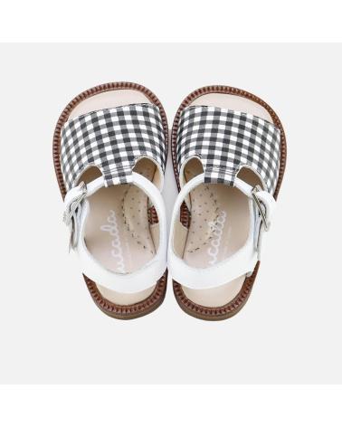 ELI SANDALIAS VICHY 1957 BLANCO