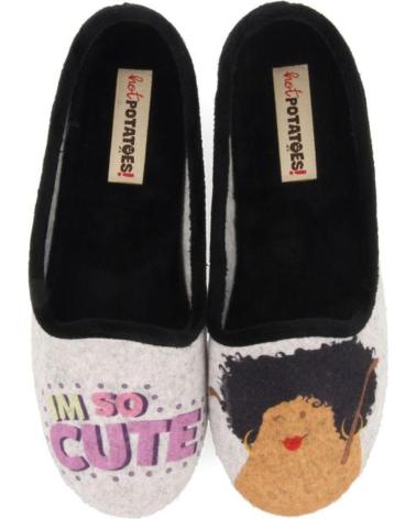 Calzado de casa de Mujer HOT POTATOES ZAPATILLAS CASA MUJER HOT POTATOES 67811 GRIS