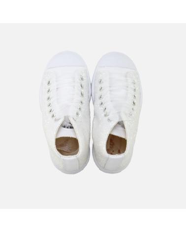 BOTAS ELI URBAN57 GLITTER ICE 1957 DE LONA BRANCA BLANCO