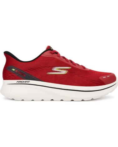 SKECHERS SNEAKERS HOMBRE ARCH FIT N-JOY ROJO