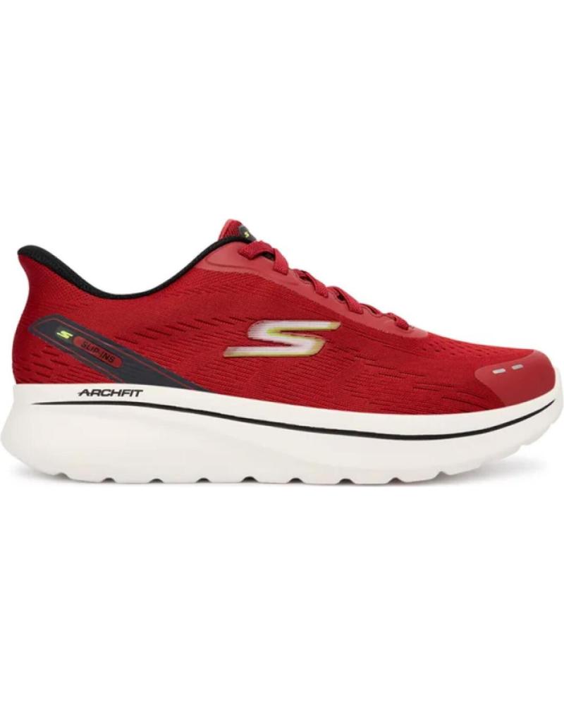 SKECHERS SNEAKERS HOMBRE ARCH FIT N-JOY ROJO