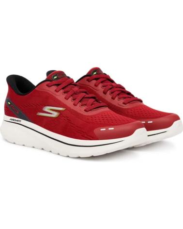 SKECHERS SNEAKERS HOMBRE ARCH FIT N-JOY ROJO