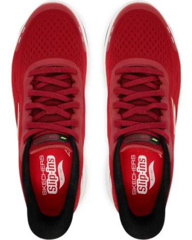 SKECHERS SNEAKERS HOMBRE ARCH FIT N-JOY ROJO
