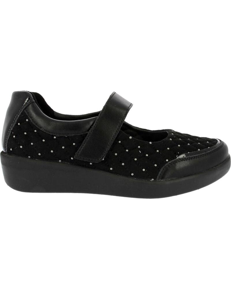 BAILARINAS D'CUTILLAS 38612 MUJER CON ESTAMPADO NEGRO NEGRO