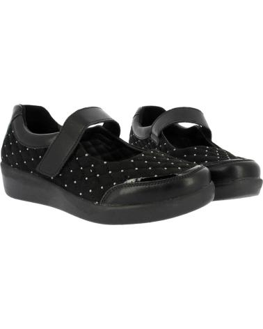 BAILARINAS D'CUTILLAS 38612 MUJER CON ESTAMPADO NEGRO NEGRO