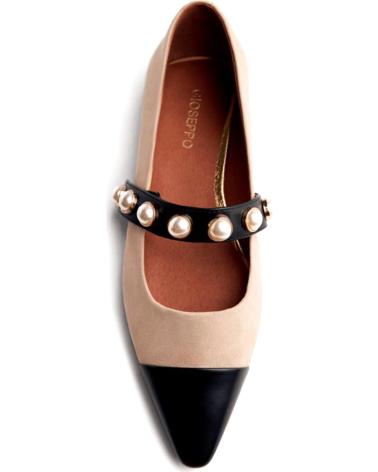 GIOSEPPO SABRINAS GALIEN 76159 NUDE COM BIQUEIRA PRETA E PÉROLAS NUDE