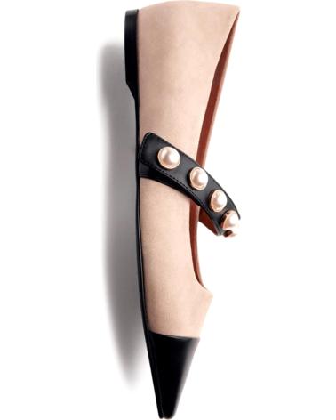 GIOSEPPO SABRINAS GALIEN 76159 NUDE COM BIQUEIRA PRETA E PÉROLAS NUDE