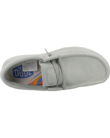 MOCASSINS DÉCONTRACTÉS HEY DUDE WALLY X SUEDE BLEU SEAFOAM SEAFOM