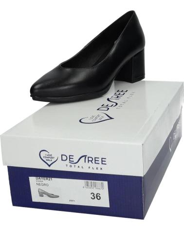 ZAPATOS DE TACÓN DESIREÉ DAYER21 NEGROS NEGRO