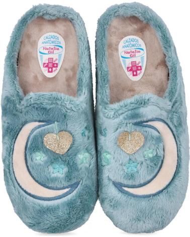 PANTOFOLE BUBBLE BOBBLE NATALIA 4808 BLU AZUL