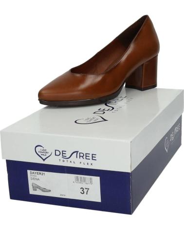 ZAPATOS DE TACÓN DESIREÉ DAYER21 EN CUERO CUERO