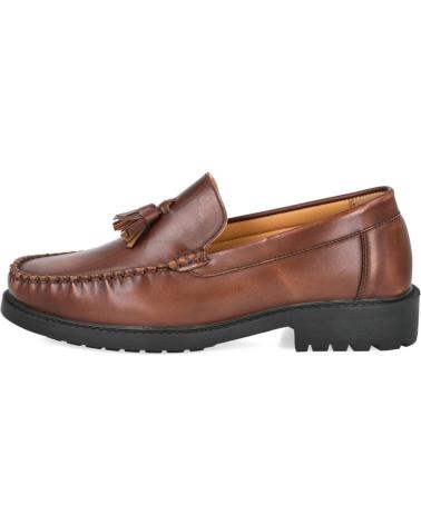 MOCASINES DE CUERO BUBBLE BOBBLE HR8320-1A CON BORLAS CUERO