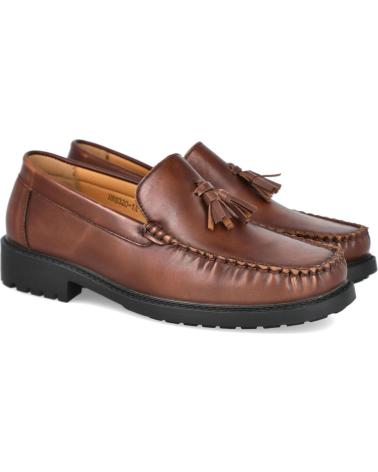 MOCASINES DE CUERO BUBBLE BOBBLE HR8320-1A CON BORLAS CUERO