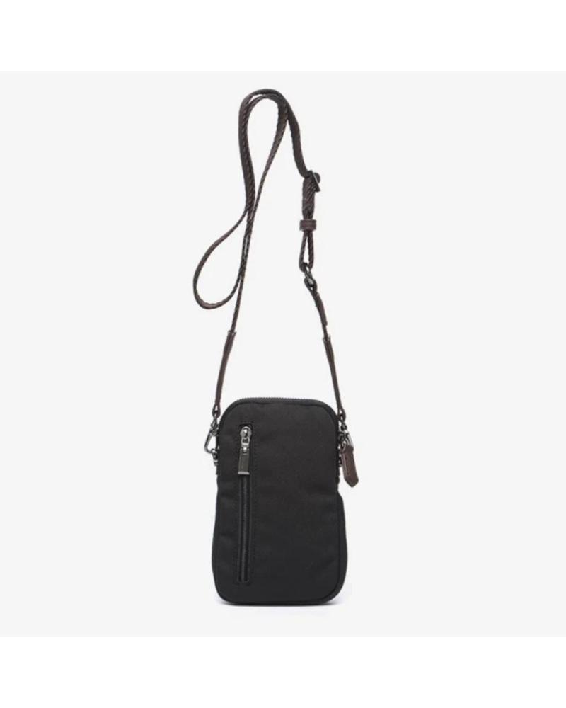 BORSA A TRACOLLA ABBACINO MODELLO 81050AB NERA BLACK