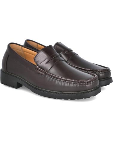 KLASSISCHE HERREN-MOKASSINS BUBBLE BOBBLE HR8320-2B, BRAUN CAFE