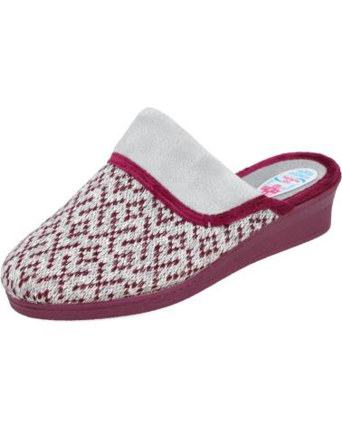 BUBBLE BOBBLE NATALIA 327 HAUSSCHUHE BORDEAUX BURDEOS