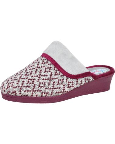BUBBLE BOBBLE NATALIA 327 HAUSSCHUHE BORDEAUX BURDEOS