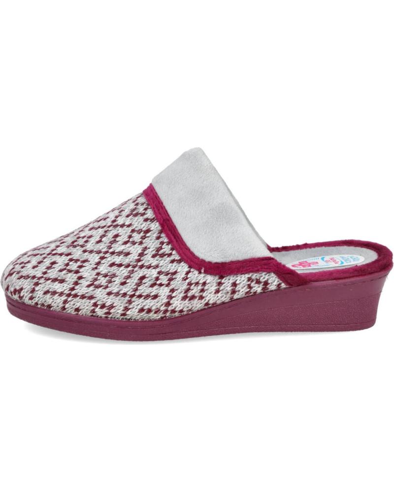 BUBBLE BOBBLE NATALIA 327 HAUSSCHUHE BORDEAUX BURDEOS