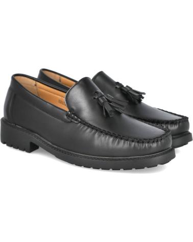 BUBBLE BOBBLE HR8320-1A SCHWARZE LOAFER MIT QUASTEN NEGRO