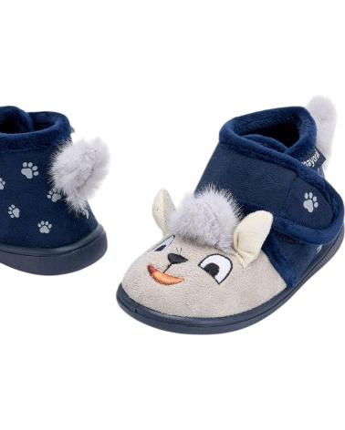 PANTUFAS DE CASA MAYORAL 44619 AZUIS DESIGN CORDEIRO AZUL