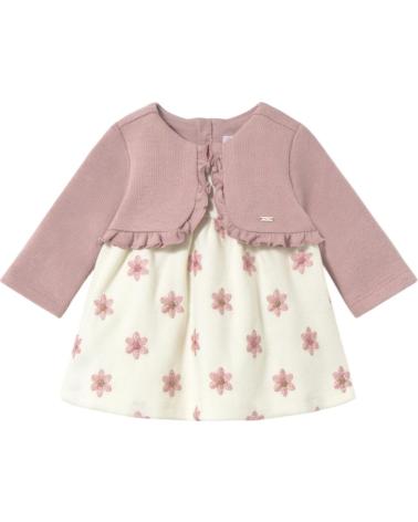 MAYORAL FREIZEITKLEID MÄDCHEN MODELL 2832 ROSA MIT BLUMENMUSTER ROSA