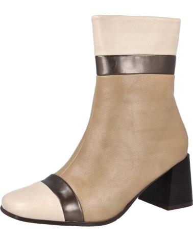 BUONAROTTI LR SHOES D-5543 BOTINES DE TACON MUJER BEIGE