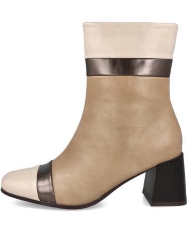 BUONAROTTI LR SHOES D-5543 BOTINES DE TACON MUJER BEIGE