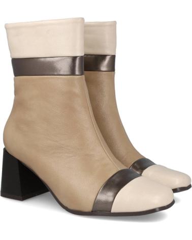 BUONAROTTI LR SHOES D-5543 BOTINES DE TACON MUJER BEIGE