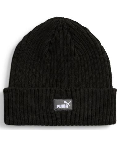 PUMA UNISEX KIDS BEANIE BLACK 026559-01 NEGRO