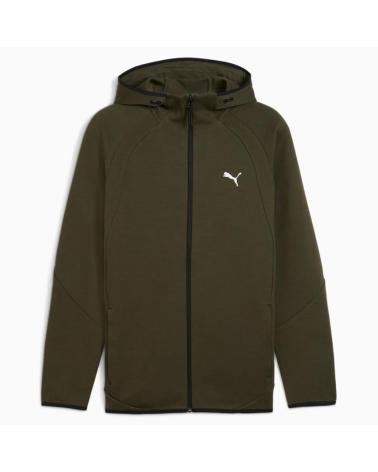 PUMA EVOSTRIPE FULL-ZIP HOODIE 688231-70 GREEN VERDE