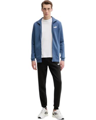 PUMA SWEAT SUIT TRACKSUIT - BLUE AND BLACK 688175-80 AZUL NEGRO