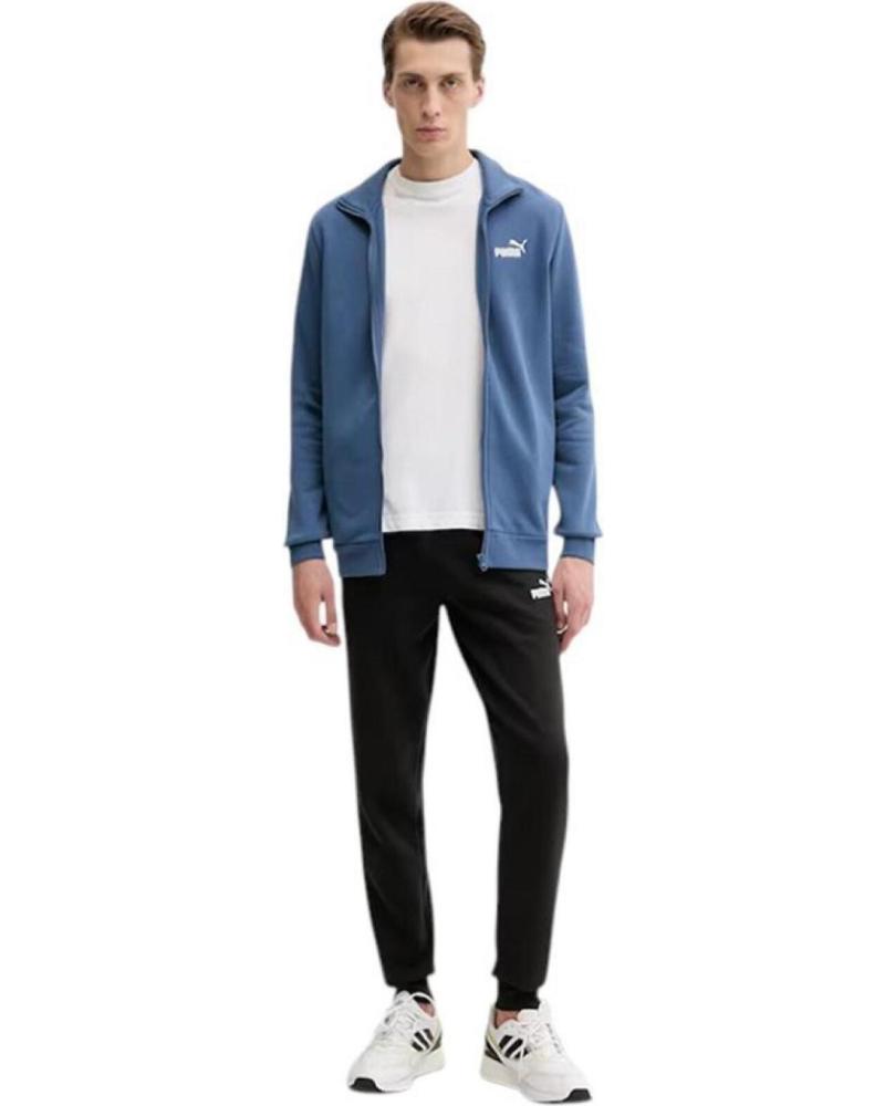 PUMA SWEAT SUIT TRACKSUIT - BLUE AND BLACK 688175-80 AZUL NEGRO