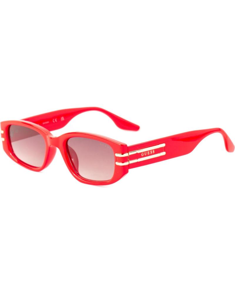 OCCHIALI DA SOLE GUESS GO00071-5366F CON MONTATURA ROSSA E LENTI SFUMATE