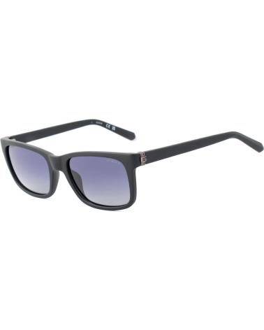 OCCHIALI DA SOLE GUESS GU00066-5502D CON MONTATURA NERA E LENTI SFUMATE BLU