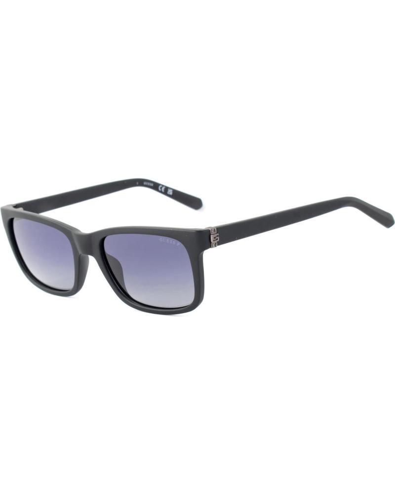 OCCHIALI DA SOLE GUESS GU00066-5502D CON MONTATURA NERA E LENTI SFUMATE BLU