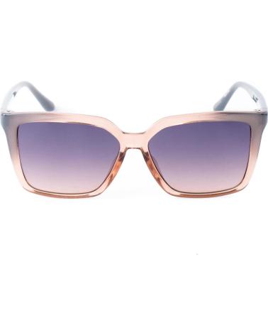 OCCHIALI DA SOLE GUESS GU00099-5520B CON MONTATURA TRASPARENTE E LENTI VIOLA