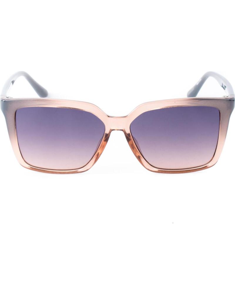 OCCHIALI DA SOLE GUESS GU00099-5520B CON MONTATURA TRASPARENTE E LENTI VIOLA