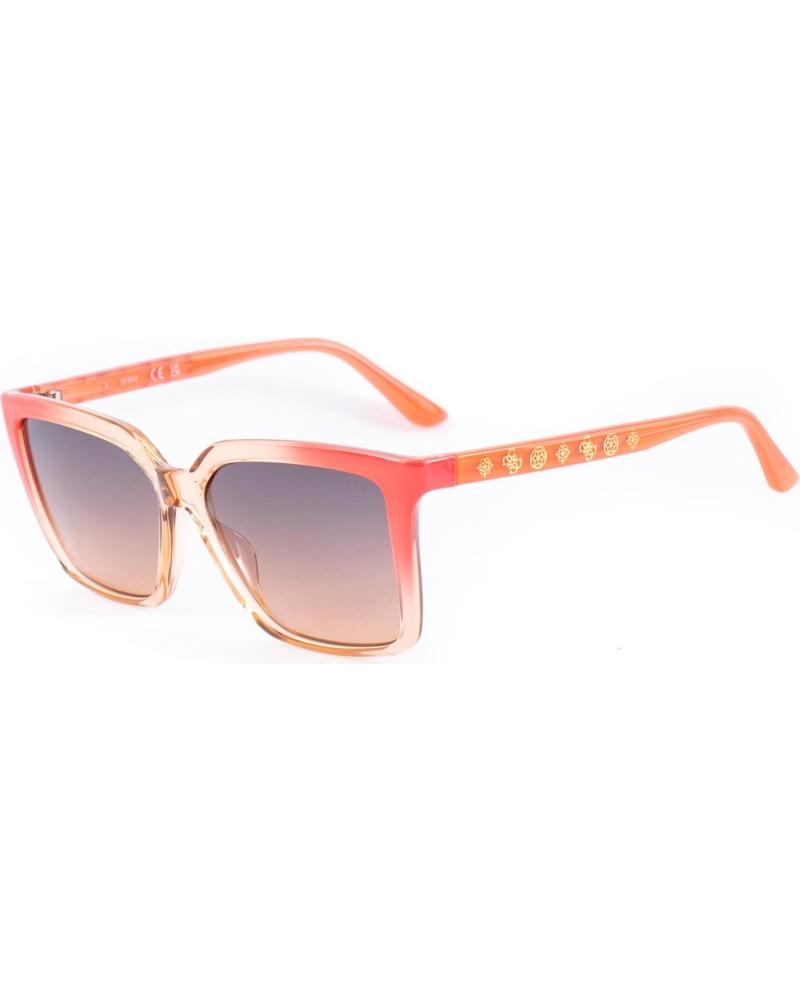 OCCHIALI DA SOLE GUESS GU00099-5574B CON MONTATURA OMBRÉ ARANCIO/TRASPARENTE