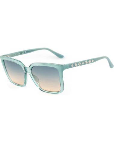 OCCHIALI DA SOLE GUESS GU00099-5589W CON MONTATURA TRASPARENTE BLU ACQUA