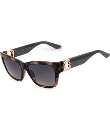 OCCHIALI DA SOLE GUESS GU00105-5655B MONTATURA TARTARUGA SCURA E ASTE NERE