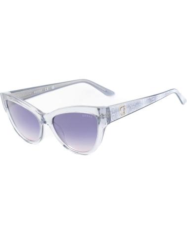 OCCHIALI DA SOLE GUESS GU00112-5620B MONTATURA TRASPARENTE LENTI VIOLA