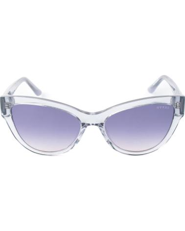 OCCHIALI DA SOLE GUESS GU00112-5620B MONTATURA TRASPARENTE LENTI VIOLA