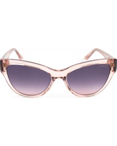 OCCHIALI DA SOLE GUESS GU00112-5657Z MONTATURA ROSA TRASPARENTE LENTI VIOLA