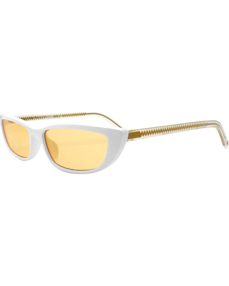 OCCHIALI DA SOLE GUESS GU82105721E MONTATURA BIANCA LENTI ARANCIONI