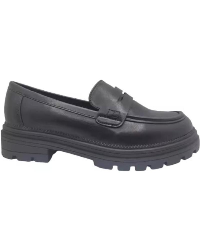 MOCASSIM ESCOLAR BUBBLE BOBBLE MODELO C1550 PRETO (TAMANHOS 32-38) NEGRO