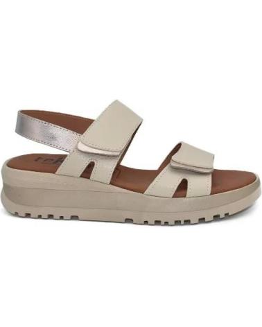 SANDALI CON ZEPPA TEKILA CON VELCRO E DETTAGLIO ARGENTATO PLATEADO