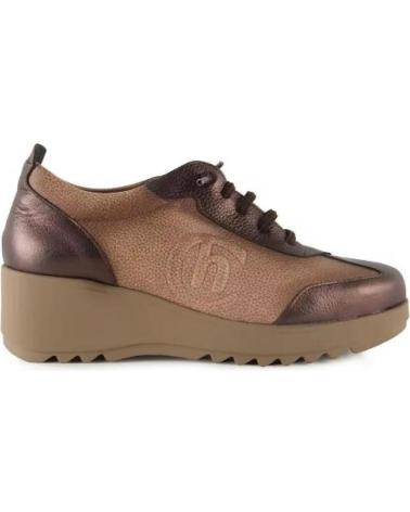 CHAMBY BRONZE LEATHER WEDGE SNEAKERS VERDE