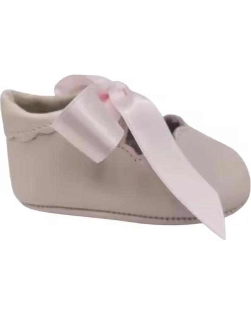CITOS BABY-BALLERINAS AUS LEDER ROSA MIT SATINSCHLEIFE (GRÖSSEN 16-20) ROSA