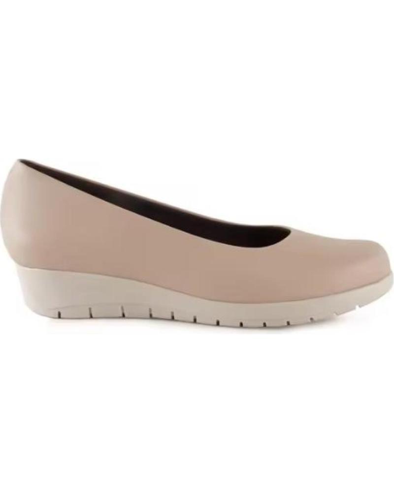 SCARPE CON ZEPPA CHAMBY IN PELLE BEIGE COMODE ED ELEGANTI BEIGE