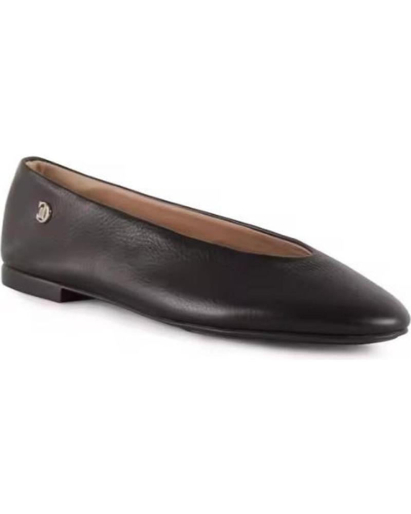 BALLERINE CHAMBY IN PELLE NERA COMODE ED ELEGANTI NEGRO